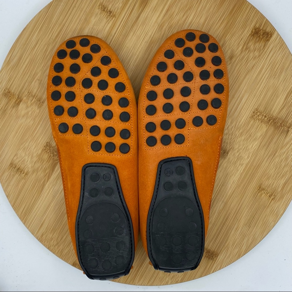 French Sole FS/NY || Carrot Moccasins; Size 5 1/2 - Picture 5 of 17